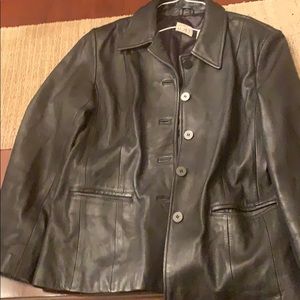 Women’s leather jacket size large